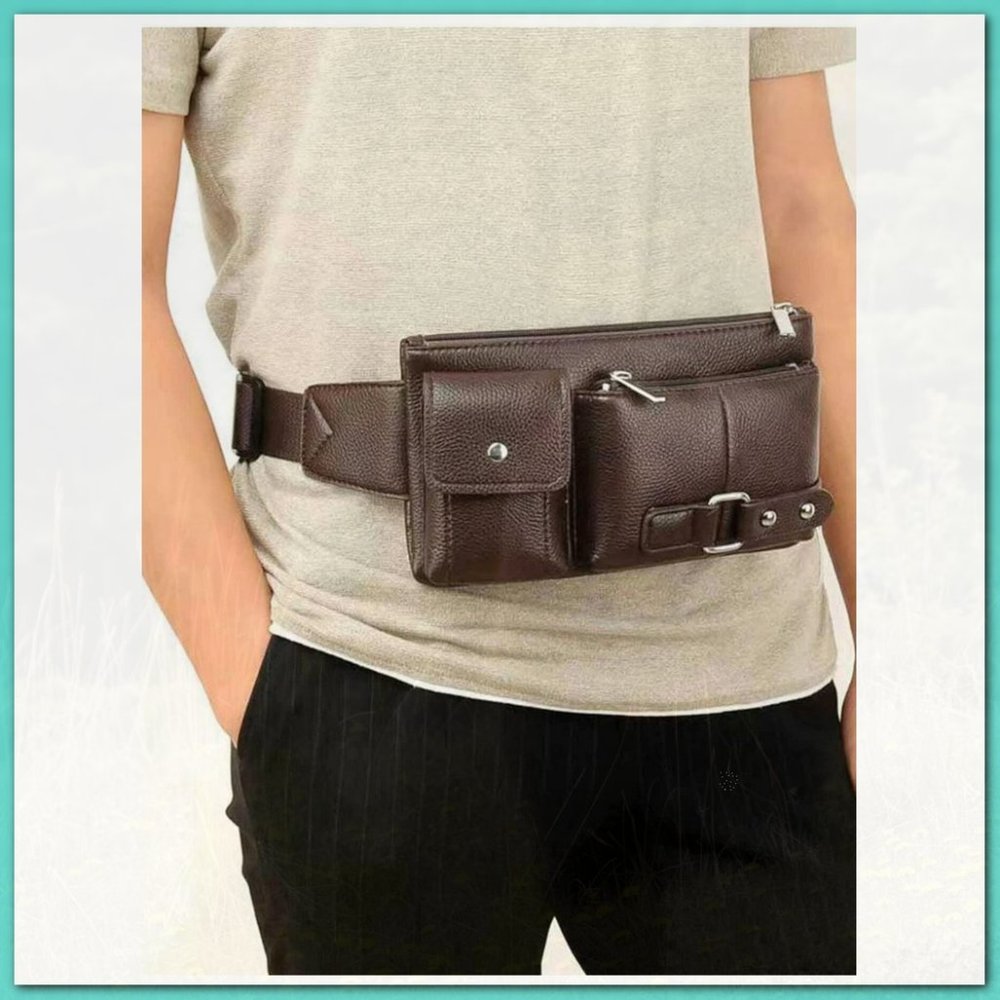 New Men Minimalist Waist Bag 231